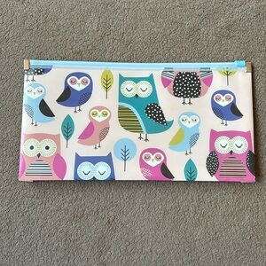 NWOT owl pencil case